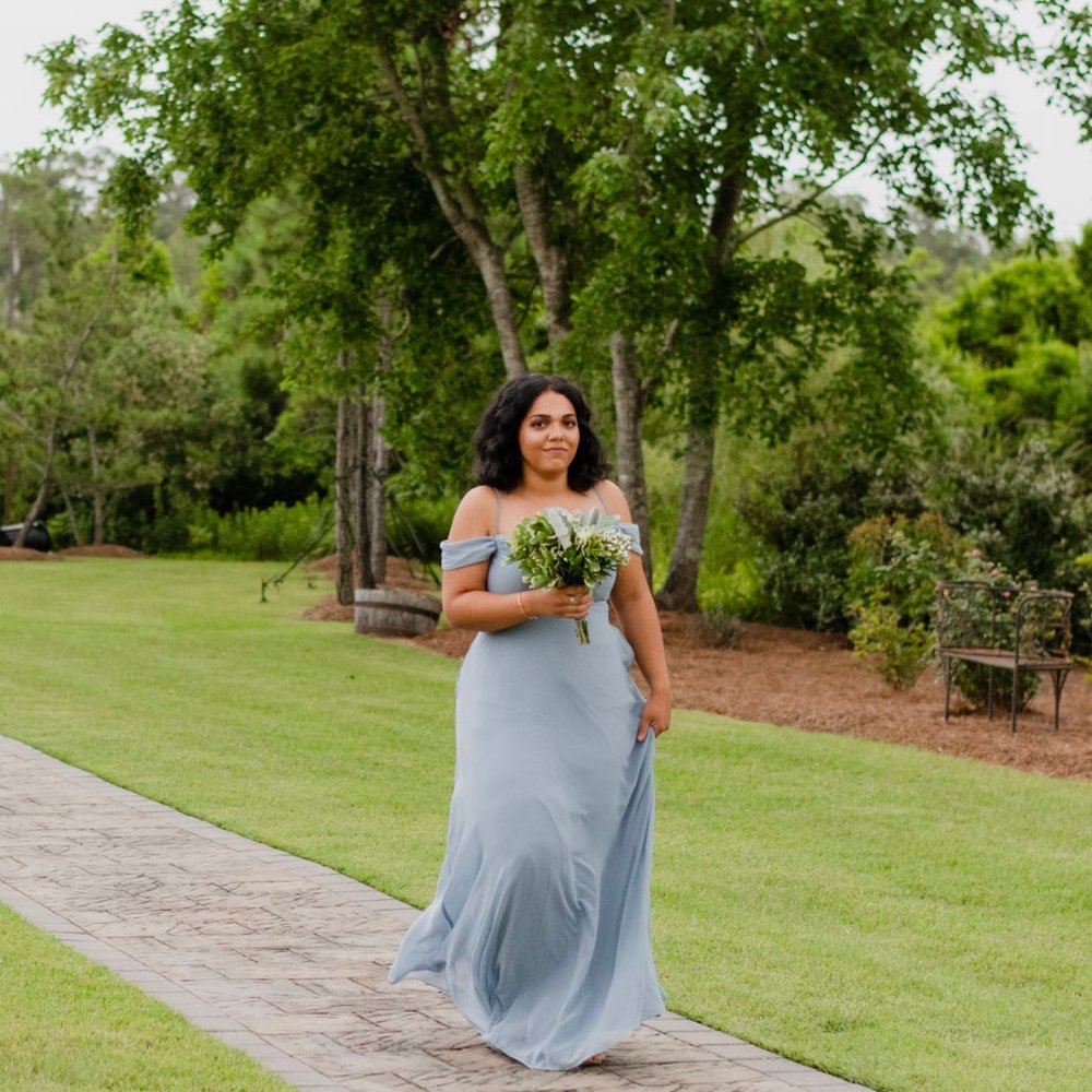 SPENCE CONVERTIBLE DRESS - DUSTY BLUE